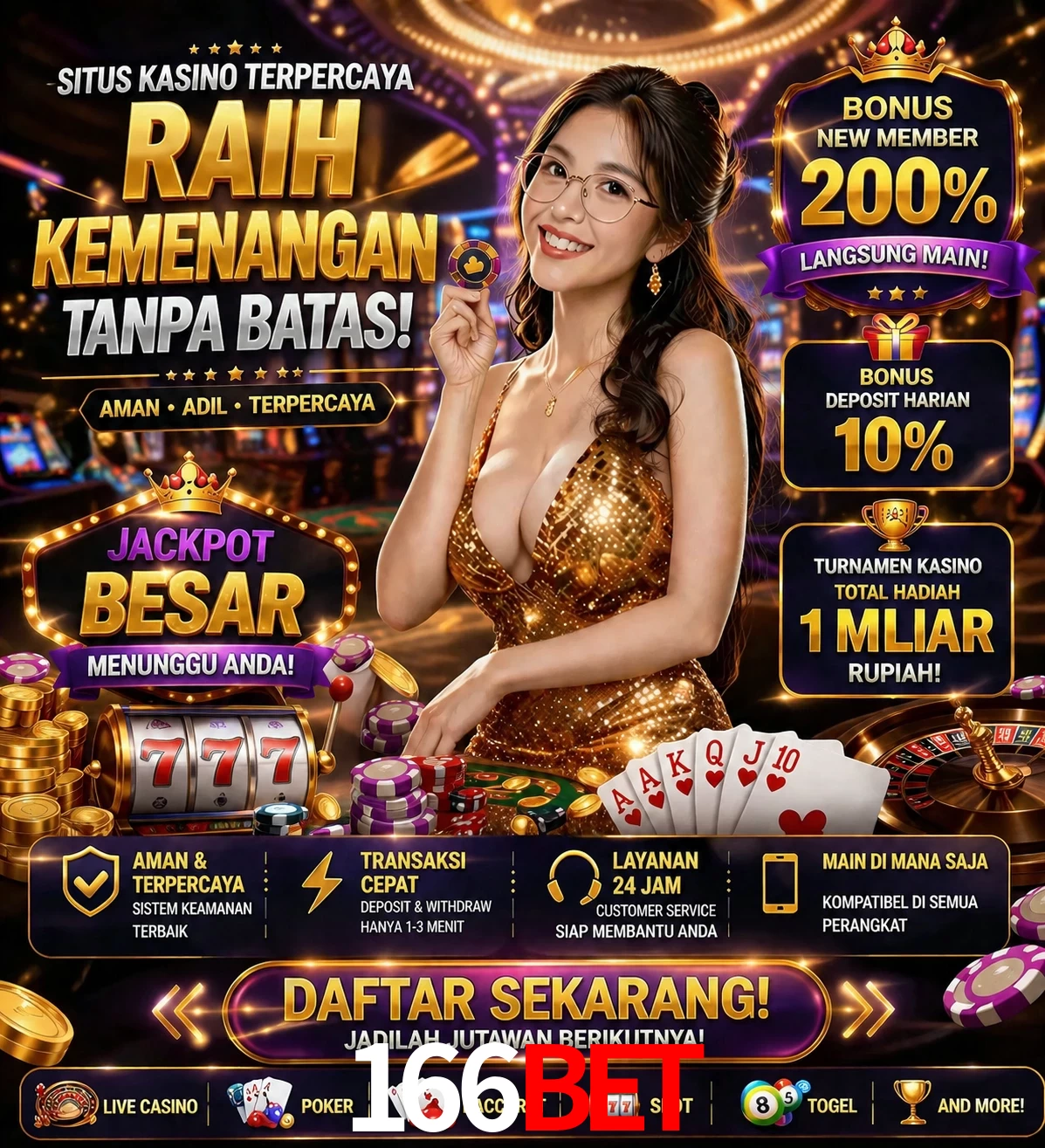 Roleta e blackjack 166Bet